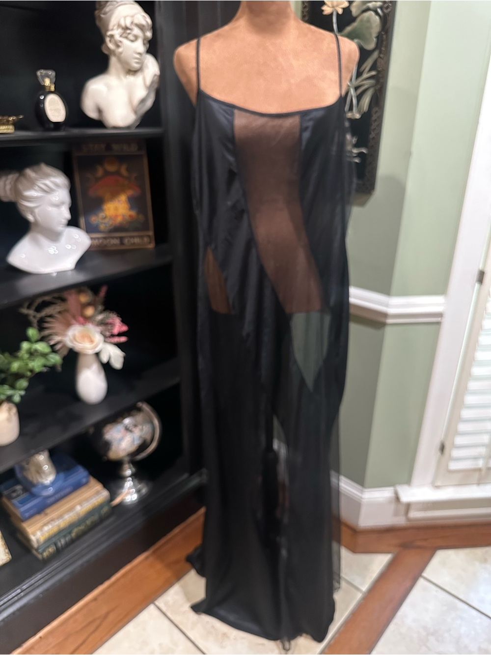 Frederick’s of Hollywood Sheer Black Lingerie – Size XL–2XL